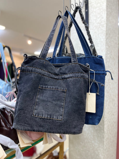 Simple Women Denim Tote Shoulder Bags